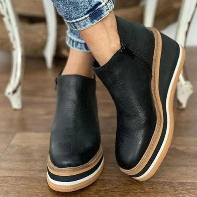 Layla™ - Stylish Leather Boots