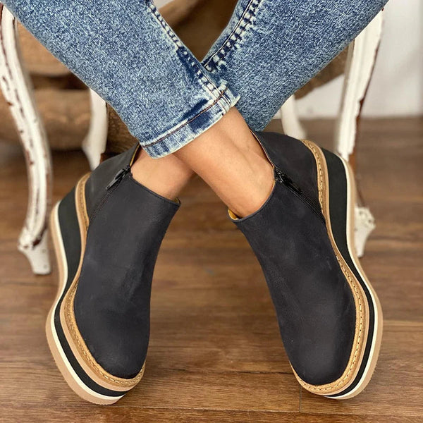 Layla™ - Stylish Leather Boots