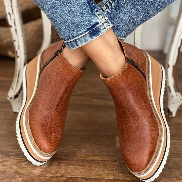 Layla™ - Stylish Leather Boots