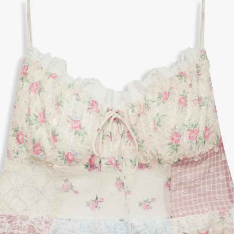 Viviana™ | Patchwork Dress with Straps