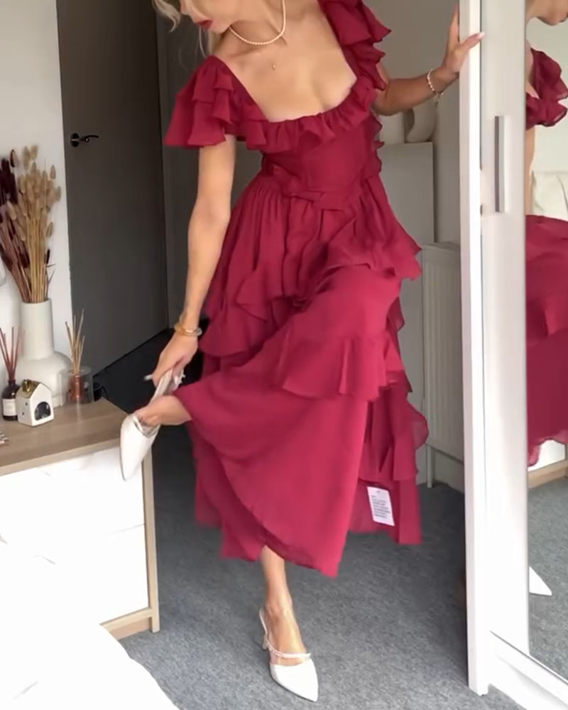 Elisa - Ruffled Dress