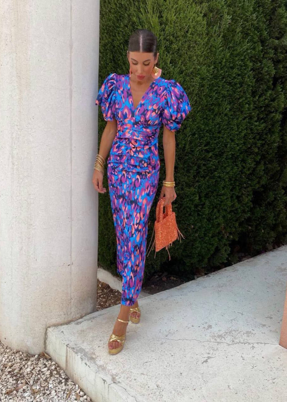 Daline - Elegant and Vibrant Dress