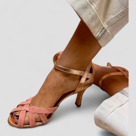 Calista™ | Kitten Heels with Open Toe