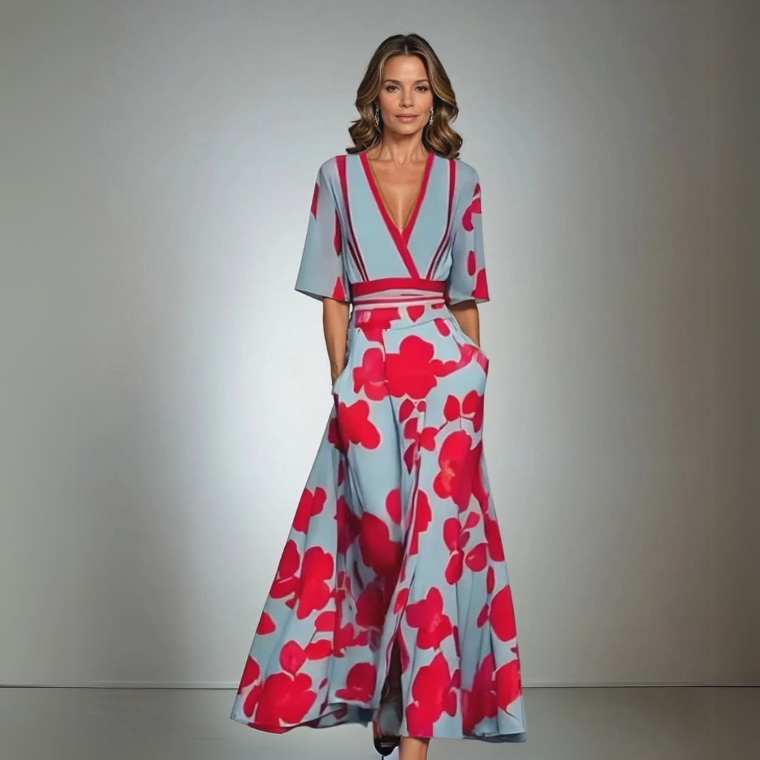 Jamie - Elegant floral patterned dress