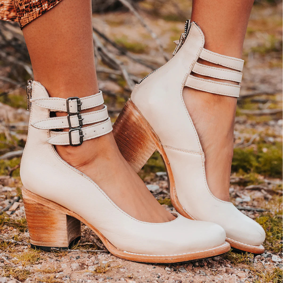 Ginevra™ | Multi-strap pumps with a chunky heel