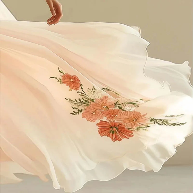 Amelia | Elegant party dresses with V-neck and high waist