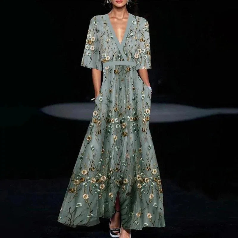 Jamie - Elegant floral patterned dress