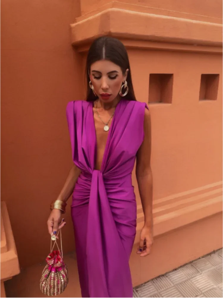 Lily | Elegant pleated dress