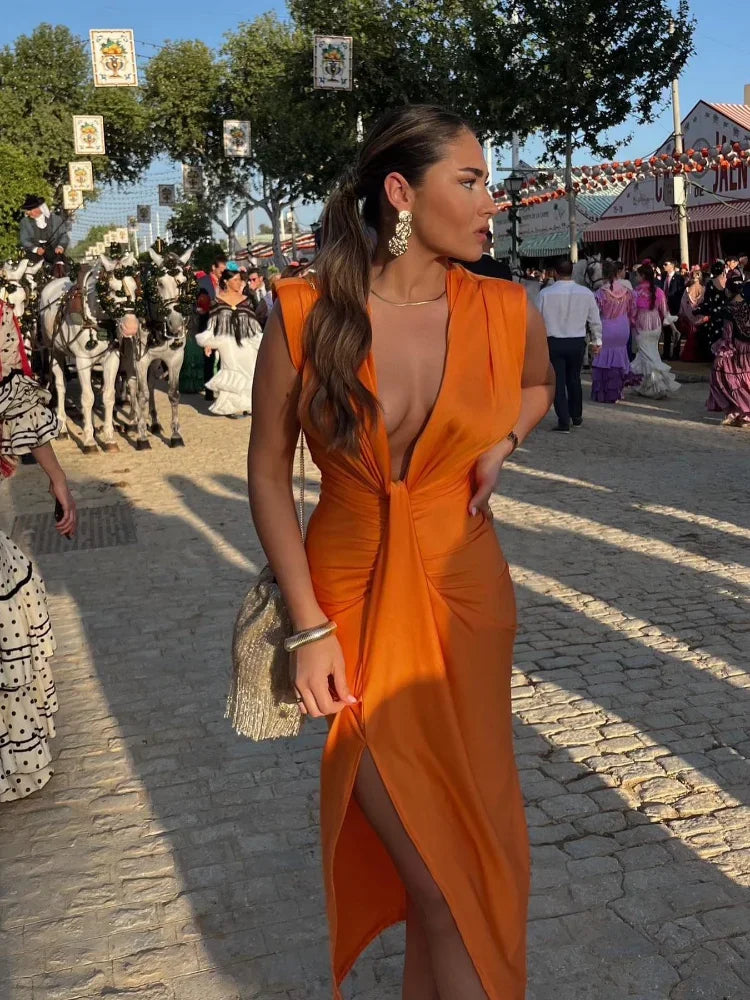 Lily | Elegant pleated dress