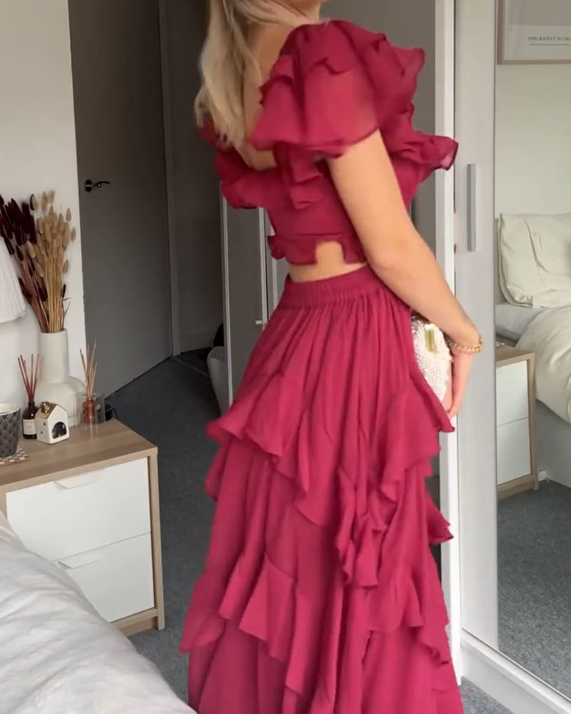 Elisa - Ruffled Dress