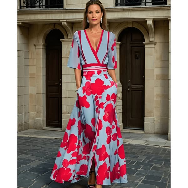 Jamie - Elegant floral patterned dress