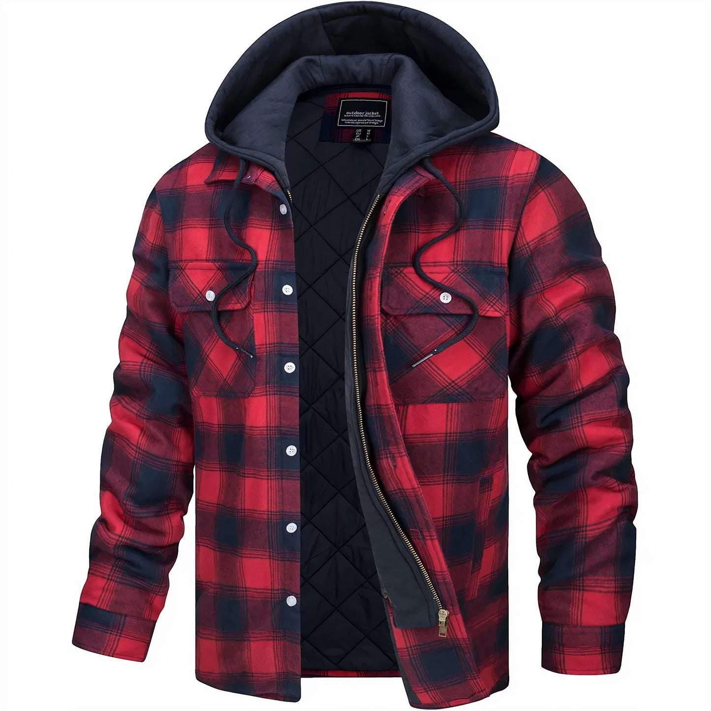 Declan | Checkered Jacket with Zipper